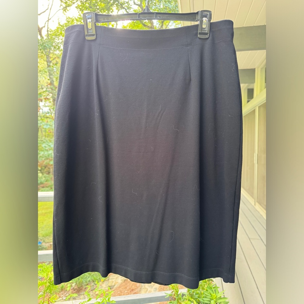 Eileen Fisher Black Skirt, Size L